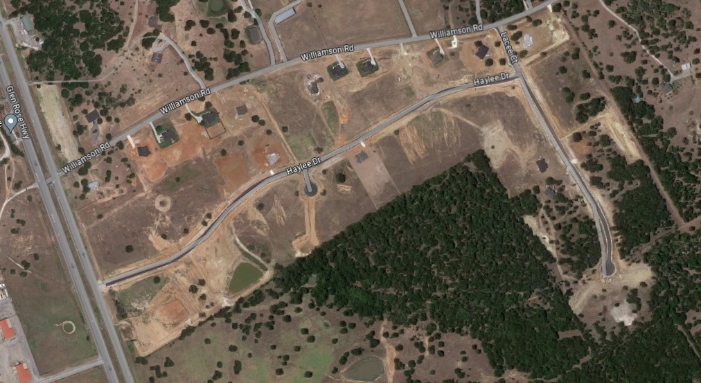 Satellite picture of Vista Oaks in Hood County